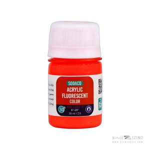 اکریلیک فلورسنت 30میل سوداکو قرمز روشن کد00738
