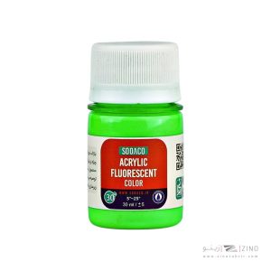 اکریلیک فلورسنت 30میل سوداکو سبز روشن کد00760