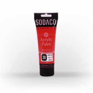 اکریلیک ساده تیوپی75میل سوداکو قرمز روشن کد08338