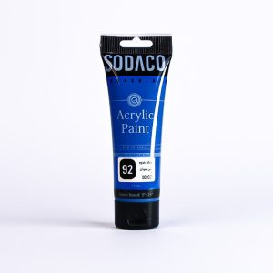 اکریلیک ساده تیوپی75میل سوداکو آبی سیان  کد08392