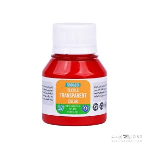 رنگ پارچه55میل سوداکو قرمز ترنسپرنت کد02806