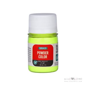 رنگ پودر30میل سوداکو  زرد فلورسنت کد07107