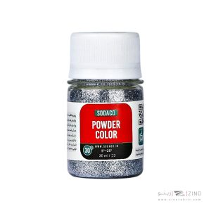 پودر زری 30میل سوداکو نقره ای کد07395