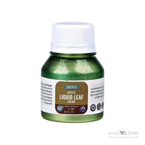 رنگ افکت55میل مایع مطلا سوداکو زیتونی کد00039