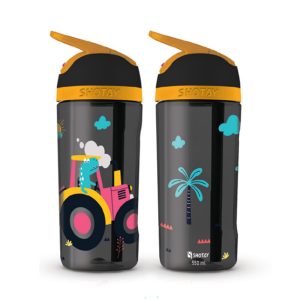 قمقمه شوتای550میل نی دار فانتزی سری دایناسورشاغل کد6599