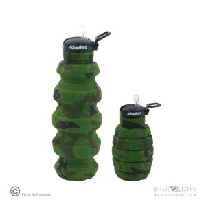 قمقمه سیلیکونی آکاردئونی نارنجک اسکول فنز  کد9342