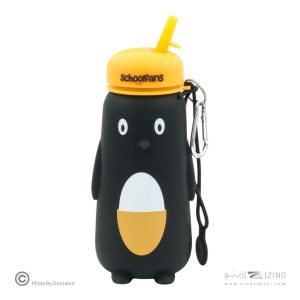 قمقمه سیلیکونی پنگوئن سبزاسکول فنز کد9334