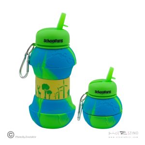 قمقمه سیلیکونی تاشو کره زمین اسکول فنز کد9308