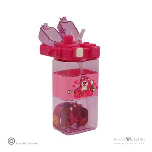 قمقمه520میل نی دار(دوکاره طرح فانتزی)