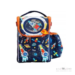 کیف ظرف غذا دوجداره با جای قمقمه وست فضانورد کد2083-4