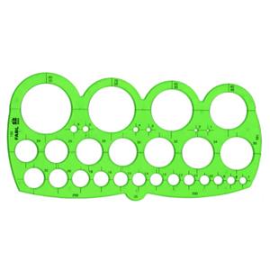 شابلون دایره کنگره دار فابل