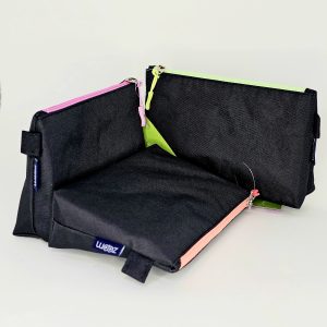 جامدادی تک زیپ پاکتی مشکی بزرگ زوم کدZ-676520