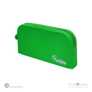 جامدادی تک زیپ سیلیکونی مکعب مستطیل بزگ لیدر کد8862