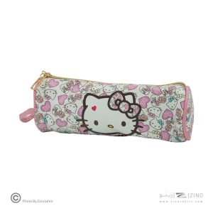 جامدادی تک زیپ فانتزی چرمی استوانه کد72307