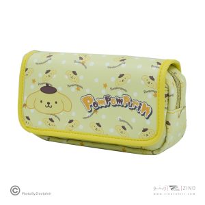 جامدادی تک زیپ فانتزی چرمی جیب دار کد72330