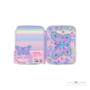 جامدادی تک زیپ هارد باکس وست  پروانه کدU2109A-7