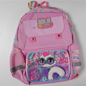 کوله پشتی سایز42*30 وست  گربه عینکی کد2065-6