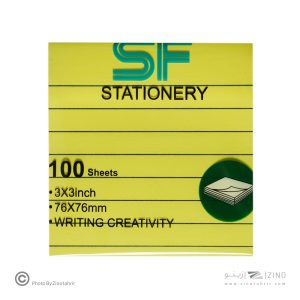 پست ایت100برگ76*76الوان خطدارفسفری اس اف کدSF-302