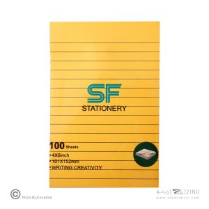 پست ایت100برگ101*152الوان خطدارفسفری اس اف کدSF-306