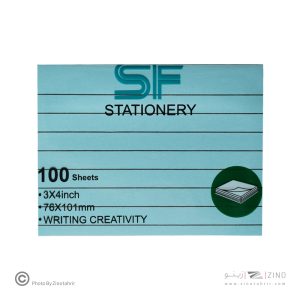 پست ایت100برگ76*101الوان خطدار پاستلی اس اف کدSF-311