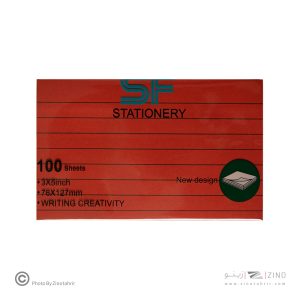 پست ایت100برگ76*127الوان خطدار اس اف کدSF-329