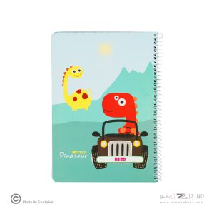 دفتر80برگ وزیری سیمی(حاشیه دار فانتزی) هیرو