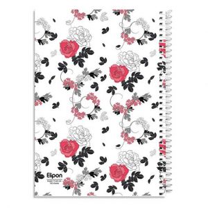 دفتر100برگ وزیری سیمی کلاسیک الیپون کد237کارتن 40