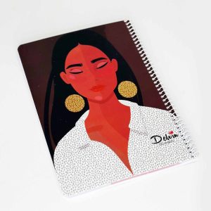 دفتر60برگ وزیری سیمی دلوین