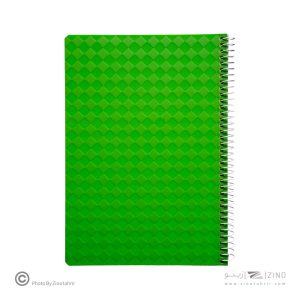 دفتر50برگ وزیری سیمی طلقی(دایموند)سوپربایند