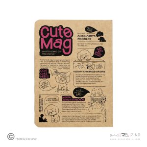 دفتر وزیری ته چسب پیل سری کیوت مگ