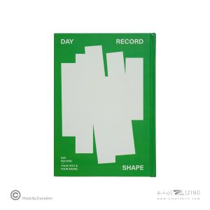 دفترکاغذ سفید و رنگی(بی خط) جلد سخت 15*21 همین سری DAY RECORD
