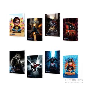 دفتر80برگ وزیری سیمی مجلد میکرو طرح پسرانه کدC36