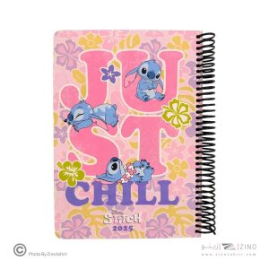 دفتر100برگ وزیری سیمی جلد سخت لانگو سری استیچ کدCH-870