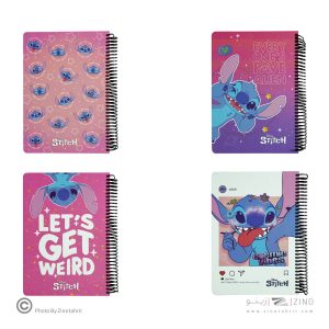 دفتر100برگ وزیری سیمی جلد سخت لانگو سری استیچ کدCH-871