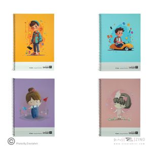 دفتر40برگ چهارخط ایمان کد8509