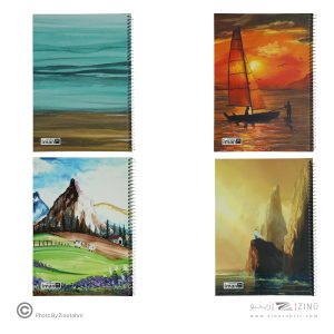 دفتر60برگ نقاشی کد9605ایمان ساده