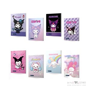 دفتر50برگ نقاشی وزیری سیمی مجلد میکرو طرح کرومی کدC32