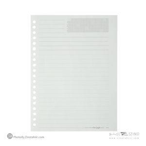 یدک دفترکلاسوری20حلقه100برگ کاغذ100گرم برگ سری ونگوگ کد74414