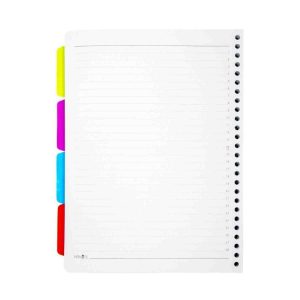 یدک کلاسور26حلقه 100برگ مسترنوت کد485کارتن 58عددی