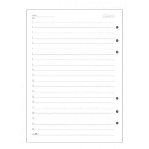 یدک کلاسور6حلقه 100برگ A5مسترنوت کد526 کارتن50عددی