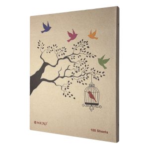 دفترکلاسوری 26حلقه 100برگ قفل پلاستیک جلدکرافت میکرو کدF1