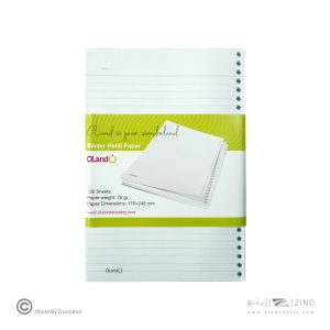 یدک دفترکلاسوری6حلقه100برگ(70گرم) الند کدRF-A5-150