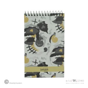 دفتریادداشت 80برگ کد9812ایمان 16*10جلدسخت