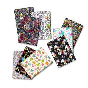 دفتریادداشت 100برگ سایزA6 پارچه ای آلندآوای تحریر کدN20279AL