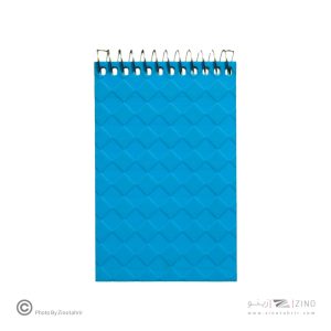 دفتریادداشت100برگ1/16سیم ازبالا طلقی سوپربایند