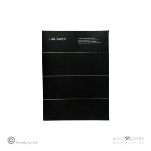 دفتریادداشت176برگ پالتویی خطدار سایز16*11 همین سریI AM PAPER