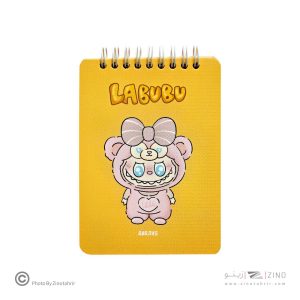 دفتریادداشت100بگ10*14سیم ازبالا آبرنگ سری یادداشت های روزانه من(طرح لبوبو- کرومی) کدA036