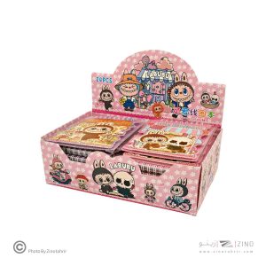 دفتریادداشت فانتزی(طرح لبوبو) همراه با استیکر کد001 یاکدXAC-003