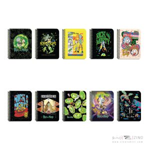 پلنر80برگ160*210سیمی جلدسخت لانگو سری ریک و مورتی