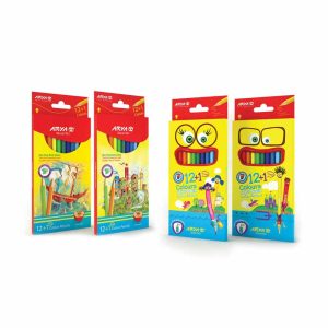 مدادرنگی12+1 رنگ جعبه مقوایی آریا کد3016ـ   3097*240عدد*